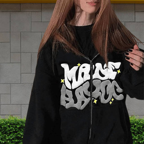 Sweat à Capuche Graffiti – Hoodie Streetwear Unisexe avec Imprimé Moderne