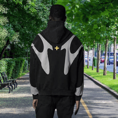 Sweat à Capuche Design Abstrait – Hoodie Unisexe Polyvalent, Stylé et Confortable