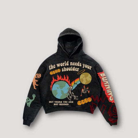 Hoodies Streetwear Uniques – Imprimés Artistiques et Messages Inspirants