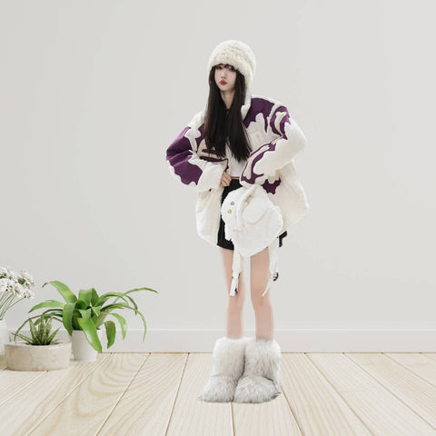 Veste Polaire Squelette – Streetwear Unisexe au Look Audacieux et Unique