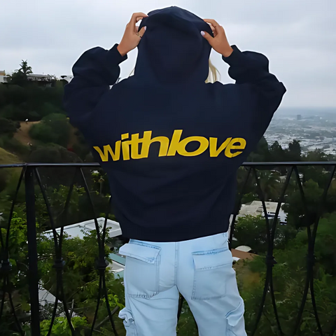 Sweat WithLove – Hoodie Unisexe Confortable et Plein de Charme