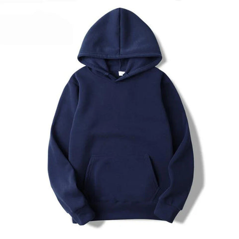 Sweat à Capuche Bleu Marine – Hoodie Oversize Unisexe Confortable et Intemporel