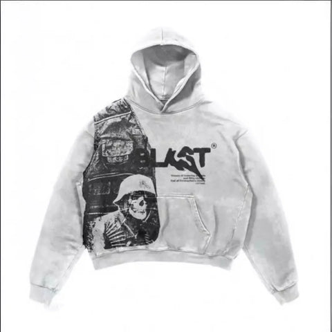 Sweat Streetwear Graphique – Hoodie Oversize Unisexe avec Imprimé | Plusieurs Couleurs